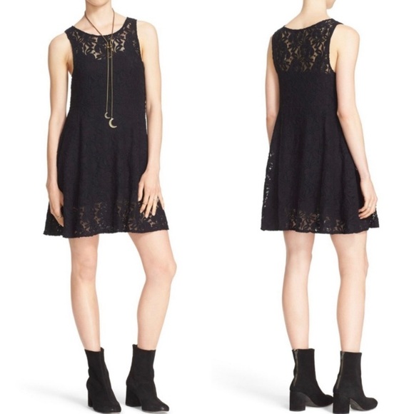 ⬇️🌹NWT! Free People (S) Lace Fit & Flare Dress - Picture 3 of 7